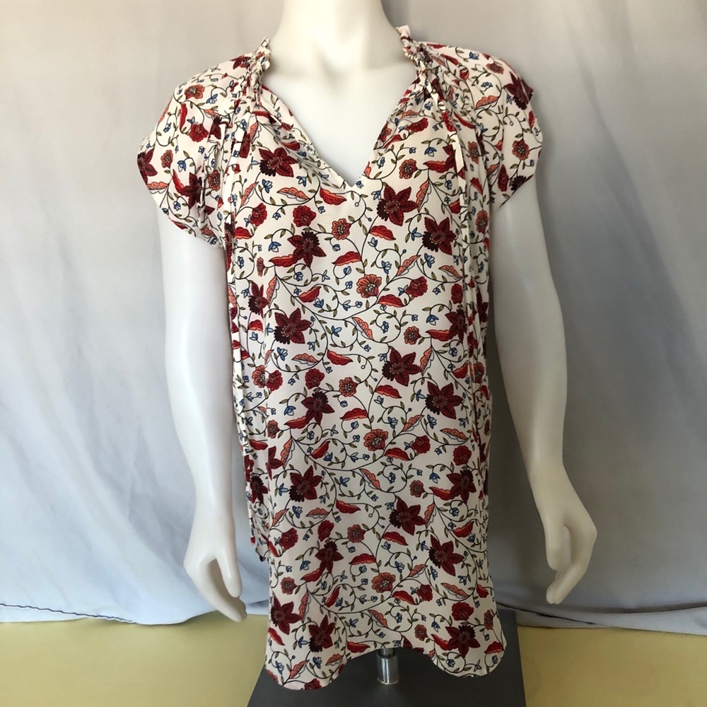 LOFT FLORAL BLOUSE
